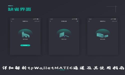 详细解析tpWalletMATIC通道及其使用指南