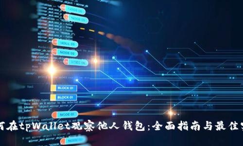 如何在tpWallet观察他人钱包:全面指南与最佳实践